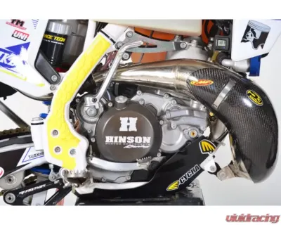 P3 Carbon Fiber FMF Pipe Guard Husqvarna TC 250 | TX 300 | KTM 250 | 300 2019-2023 - 101067-FMF
