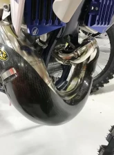 P3 Carbon Fiber Pipe Guard GasGas | Husqvarna TC 250 | TX 300 | KTM 250 | 300 2019-2023                                     - 101067 - Image 3