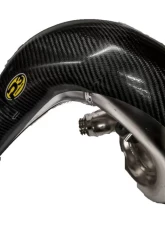 P3 Carbon Fiber Pipe Guard Husqvarna TC | TE | TX | KTM 250 | 300 2019-2023                                     - 101069 - Image 5