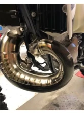 P3 Carbon Fiber Pipe Guard Husqvarna TC | TE | TX | KTM 250 | 300 2019-2023                                     - 101069 - Image 3