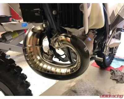 P3 Carbon Fiber Pipe Guard Husqvarna TC | TE | TX | KTM 250 | 300 2019-2023 - 101069