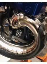 P3 Carbon Fiber Pipe Guard Husqvarna TC | TE | TX | KTM 250 | 300 2019-2023                                     - 101069 - Image 5