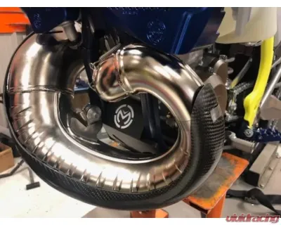 P3 Carbon Fiber Pipe Guard Husqvarna TC | TE | TX | KTM 250 | 300 2019-2023 - 101069