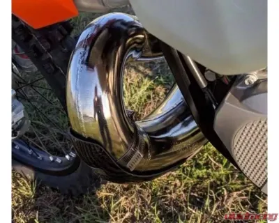 P3 Carbon Fiber Pipe Guard Husqvarna TE 250i | 300i 2020-2023 - 101070