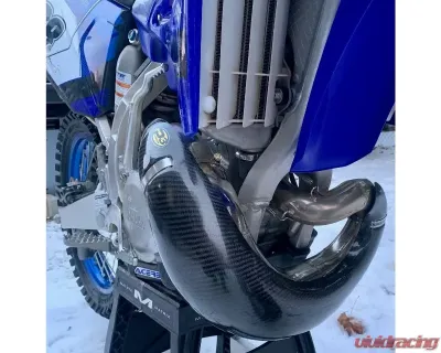 P3 Carbon Fiber Pipe Guard Yamaha YZ250 | YZ250X 2002-2024 - 107062-FMF