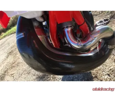 P3 Carbon Fiber Pipe Guard Beta 200 RR 2T 2019-2024 - 109064