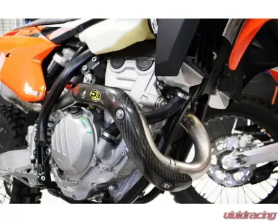 P3 Carbon Fiber Heat Shield KTM | Husqvarna FE 250 2014-2023 - 201055