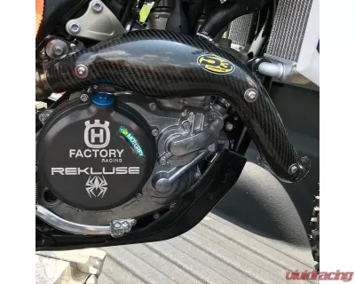 P3 Carbon Fiber Heat Shield GasGas | Husqvarna | KTM 450 SMR 4-Stroke 2019-2023 - 201077-19-FMF