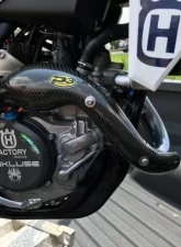 P3 Carbon Fiber Heat Shield GasGas | Husqvarna | KTM 450 SMR 4-Stroke 2019-2023                                     - 201077-19-FMF - Image 2