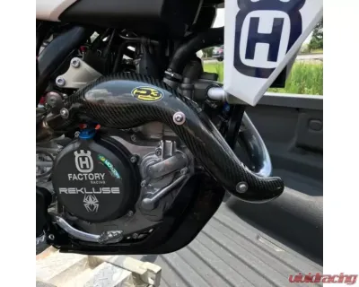 P3 Carbon Fiber Heat Shield GasGas | Husqvarna | KTM 450 SMR 4-Stroke 2019-2023 - 201077-19-FMF