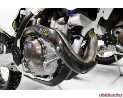 P3 Carbon Fiber Heat Shield Husqvarna FE | KTM 450 EXC-F | 500 EXC-F 2017-2019 - 201079
