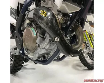 P3 Carbon Fiber Heat Shield Husqvarna FC | FX 350 2019-2022 - 201095-19-1