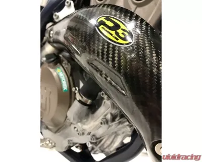P3 Carbon Fiber Heat Shield Husqvarna FC | FX 350 2019-2022 - 201095-19-1