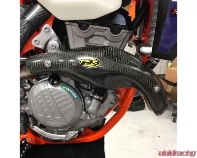 P3 Carbon Fiber Heat Shield Husqvarna FC | FX | KTM 350 SX-F | XC-F 2016-2018 - 201098