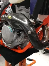 P3 Carbon Fiber Heat Shield Husqvarna FC | FX | KTM 350 SX-F | XC-F 2016-2018                                     - 201098 - Image 2