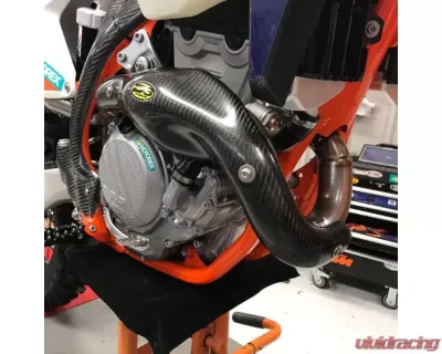 P3 Carbon Fiber Heat Shield Husqvarna FC | FX | KTM 350 SX-F | XC-F 2016-2018 - 201098