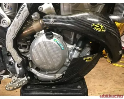 P3 Carbon Heat Shield STK Pipe KTM | Husqvarna FC | FX 350 2019-2022 - 201101