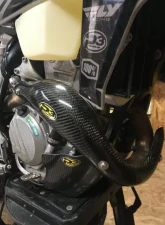 P3 Carbon Heat Shield STK Pipe KTM | Husqvarna FC | FX 350 2019-2022                                     - 201101 - Image 3