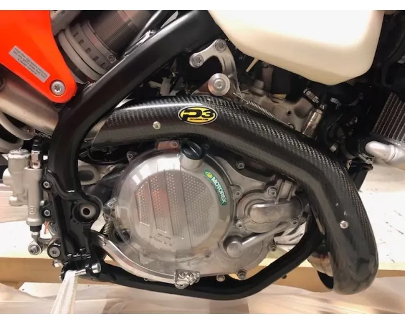 P3 Carbon Fiber Heat Shield KTM | Husqvarna FE 501 | 501S 2020-2023 - 201170