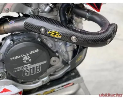 P3 Carbon Fiber Heat Shield Honda CRF450R | CRF450RX 2017-2018 - 205074