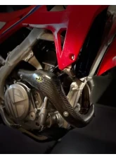 P3 Carbon Heat Shield STK Pipe Honda CRF450R | CRF450RX 2021-202417-2020                                     - 205078 - Image 4