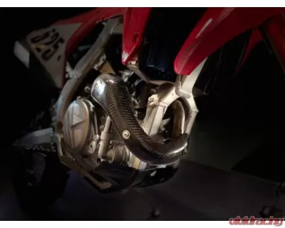 P3 Carbon Heat Shield STK Pipe Honda CRF450R | CRF450RX 2021-202417-2020 - 205078