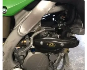 P3 Carbon Heat Shield STK Pipe Kawasaki KX250F | KX250X 2020-2023