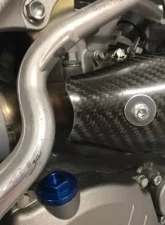 P3 Carbon Heat Shield STK Pipe Kawasaki KX250F | KX250X 2020-2023                                     - 206056 - Image 3