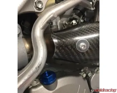 P3 Carbon Heat Shield STK Pipe Kawasaki KX250F | KX250X 2020-2023 - 206056