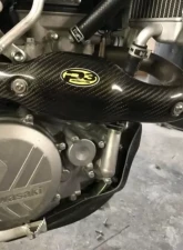P3 Carbon Fiber Heat Shield Kawasaki KX450F 2016-2018                                     - 206073 - Image 2