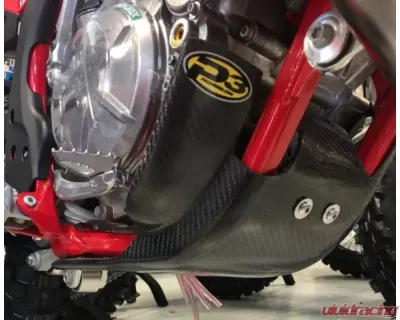 P3 Carbon Fiber Skid Plate Husqvarna TC 125 | TE | KTM 2016-2023 - 301042