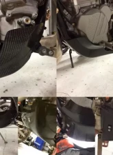 P3 Carbon Fiber Skid Plate GasGas | Husqvarna |KTM 2017-2023                                     - 301066W - Image 2