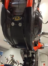 P3 Carbon Hybrid Skid Plate Husqvarna FC 450 | KTM 450 2015-2018                                     - 301077 - Image 2
