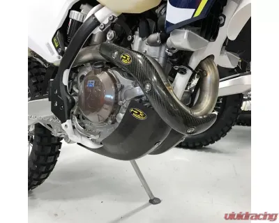 P3 Carbon Fiber Skid Plate Husqvarna FE 450 | 501 | KTM 450 EXC-F | 500 EXC-F 2017-2018 - 301079