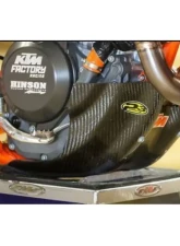 P3 Carbon Fiber Skid Plate Husqvarna FE 250 | 350 | KTM 350 EXC-F | XCF-W 2017-2023                                     - 301096 - Image 4