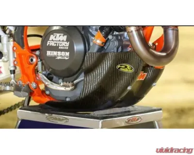P3 Carbon Fiber Skid Plate Husqvarna FE 250 | 350 | KTM 350 EXC-F | XCF-W 2017-2023 - 301096