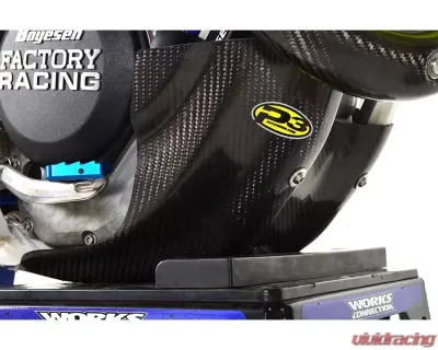 P3 Carbon Fiber Skid Plate Husqvarna FE 250 | 350 | KTM 350 EXC-F | XCF-W 2017-2023 - 301096