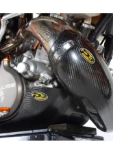 P3 Carbon Fiber Pipe Guard KTM 200 XC 2006-2009                                     - 101042 - Image 2