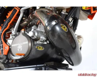 P3 Carbon Fiber Pipe Guard KTM 200 XC 2006-2009 - 101042