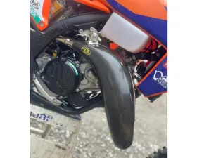 P3 Carbon Carbon Fiber Pipe Guard GasGas MC | Husqvarna TC | KTM 2023-2024