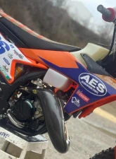 P3 Carbon Carbon Fiber Pipe Guard GasGas MC | Husqvarna TC | KTM 2023-2024                                     - 101051 - Image 2