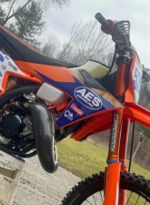 P3 Carbon Carbon Fiber Pipe Guard GasGas MC | Husqvarna TC | KTM 2023-2024                                     - 101051 - Image 5