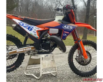 P3 Carbon Carbon Fiber Pipe Guard GasGas MC | Husqvarna TC | KTM 2023-2024 - 101051