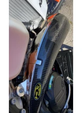 P3 Carbon Carbon Fiber Pipe Guard GasGas EC | MC | KTM | Husqvarna 2023-2024                                     - 101081 - Image 3