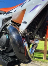 P3 Carbon Carbon Fiber Pipe Guard GasGas EC | MC | KTM | Husqvarna 2023-2024                                     - 101081 - Image 4