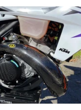 P3 Carbon Carbon Fiber Pipe Guard GasGas EC | MC | KTM | Husqvarna 2023-2024                                     - 101081 - Image 5