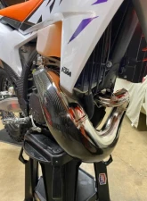 P3 Carbon Carbon Fiber Pipe Guard GasGas EC | MC | KTM | Husqvarna 2023-2024                                     - 101081 - Image 7