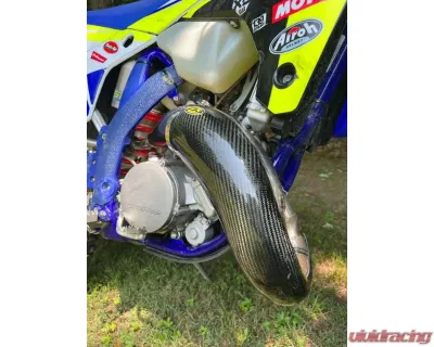 P3 Carbon Carbon Fiber Pipe Guard Sherco 125 SE-R  Factory | Racing | SC Country Racing 2017-2024 - 104541