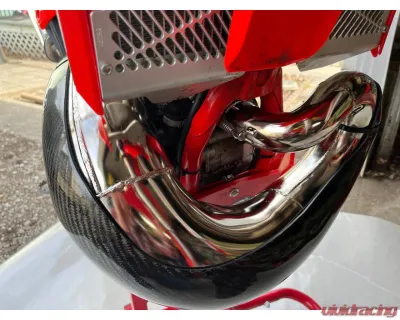 P3 Carbon Carbon Fiber Pipe Guard Beta 300 Xtrainer with FMF 2023-2024 - 109069