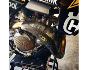 P3 Carbon Carbon Fiber Heat Shield KTM | Husqvarna 450 2023-2024